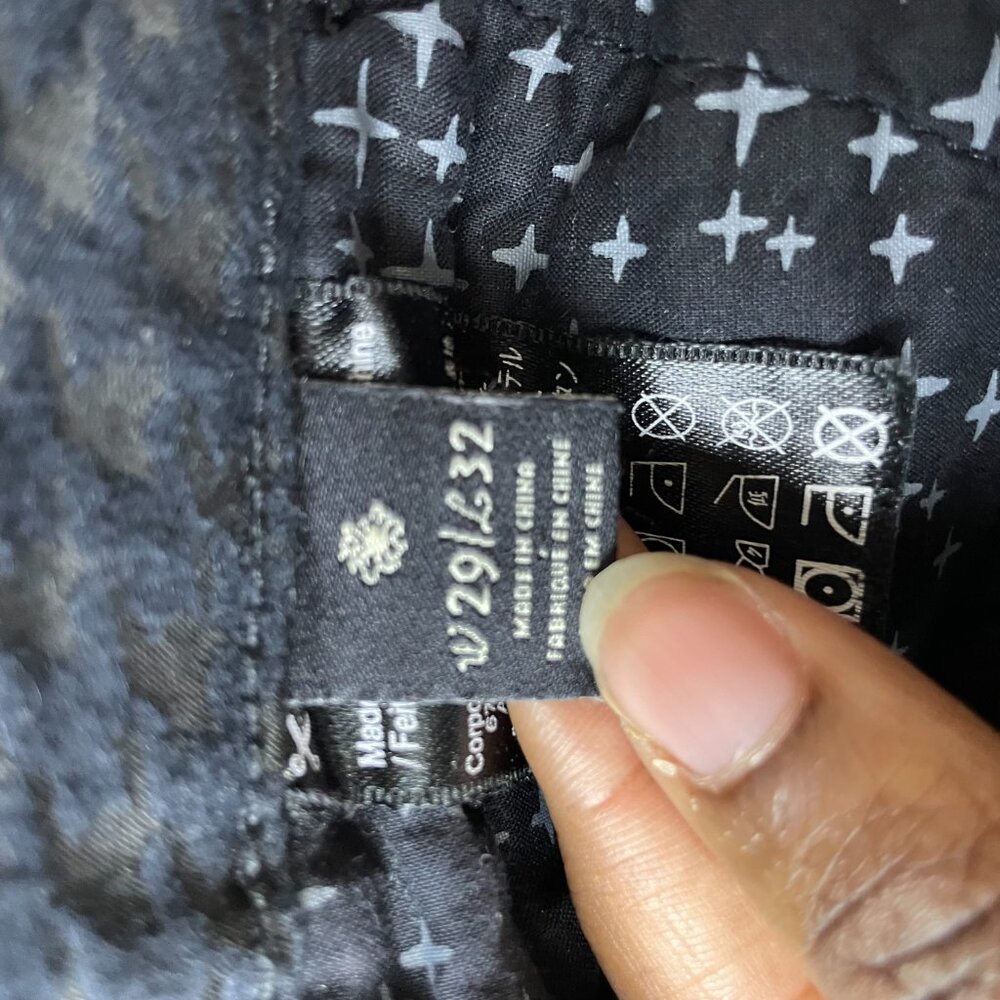 Maison Scotch Jeans Skinny Fit Houndstooth Textured Durable Fabric Black‎ W 27 - Picture 4 of 12
